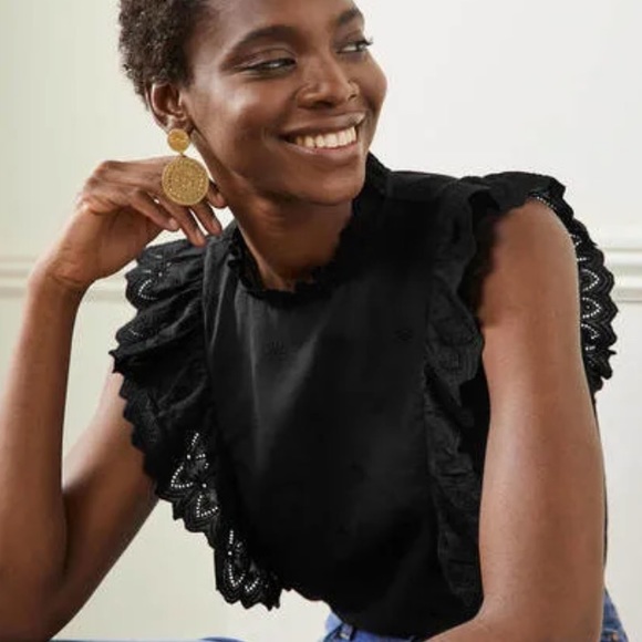 Boden Tops - Boden sleeveless eyelet top size 20/22